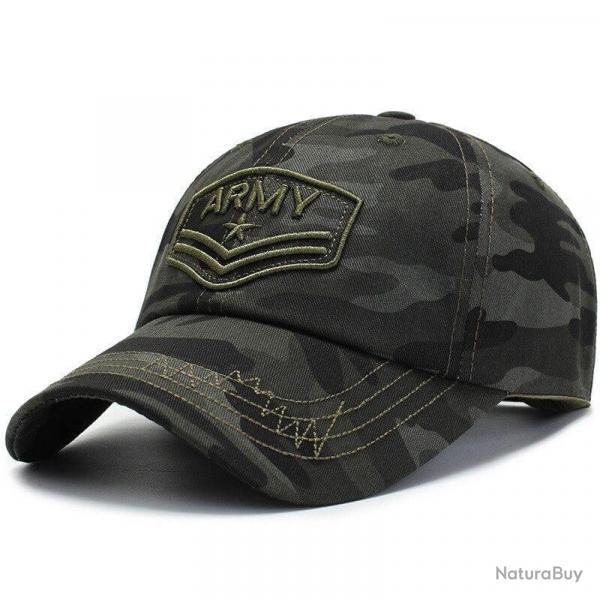Casquette StrikeForce Army brod Multicam noir