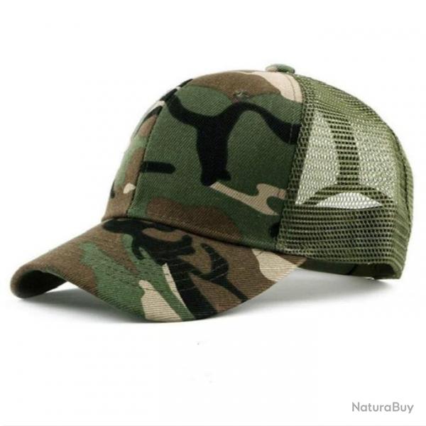 Casquette demi-maille Jungle Cokk Woodland