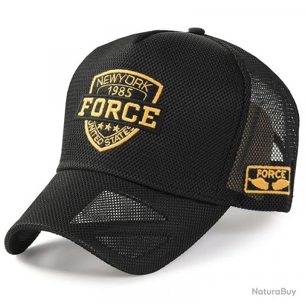Casquette maille BattleField Force United States - Black yellow / 55-59 cm