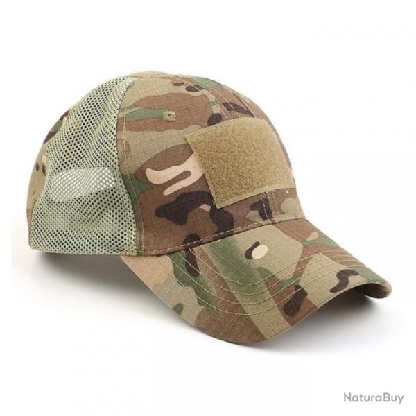 Casquette militaire SPAorts demi-maille - Multicam