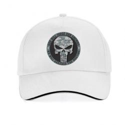 Casquette Punisher JS snapback - Blanc