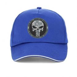 Casquette Punisher JS snapback - Bleu