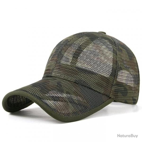 Casquette respirante BOS Tactical - Camouflage / 55-60 cm