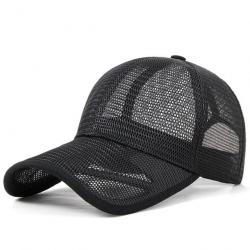 Casquette respirante BOS Tactical - Black / 55-60 cm