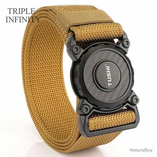 Ceinture boucle rotative TP Infinity - Brown / 125 cm Ajustable