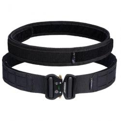 Ceinture de combat Cobra IDGear - Noir / S (76-86 cm longueur totale 130 cm)