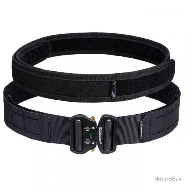 Ceinture de combat Cobra IDGear - Noir / L (96-106 cm longueur totale 150 cm)