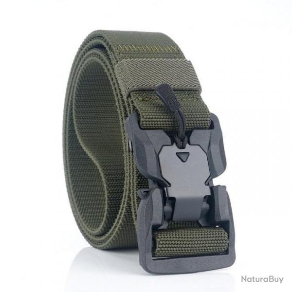 Ceinture magntique dgagement rapide MN057 - Vert arme / 125 cm