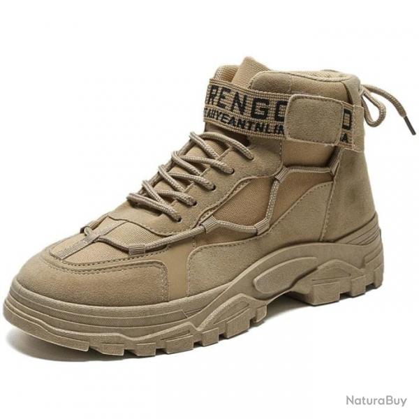 Chaussures militaire lgres Free World - Kaki / 39