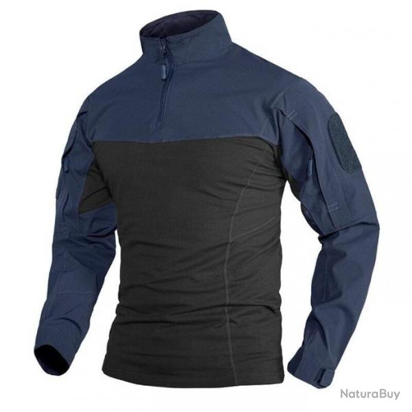 Chemise Assaut UBAC Tactical Vasen - S / Bleu - Noir