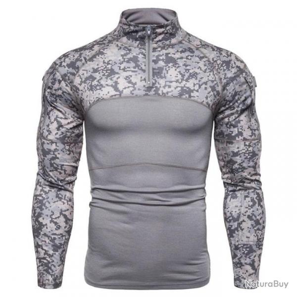 Chemise combat manches longues MV Bricks - Acu / M