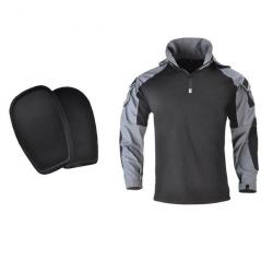 Chemise combat résistant à l'usure HWild - Gris / S 50 - 60 kg