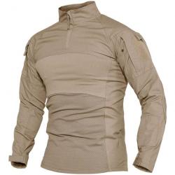 Chemise combat UBAC 1/4 Tactical Vasen - Tan / M (US XS)