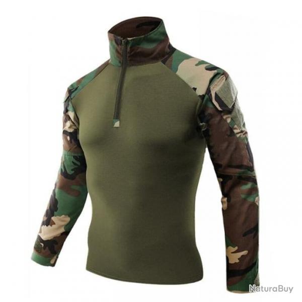 Chemise combat UBAC BS Tactical - S / Jungle