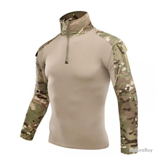 Chemise combat UBAC BS Tactical - XL / Multicam