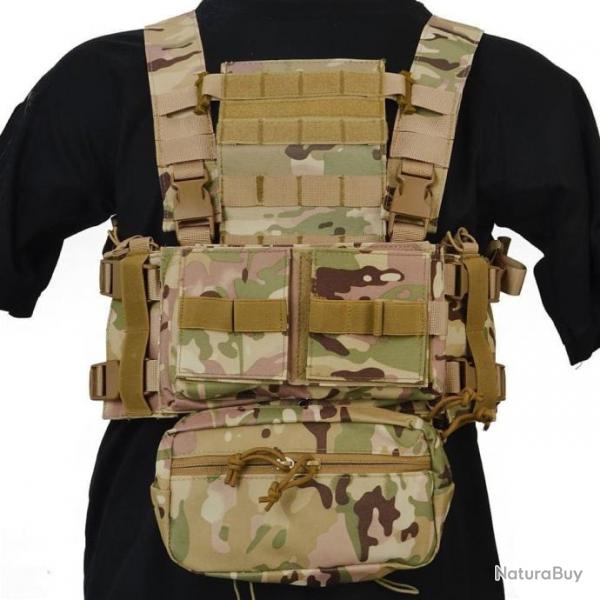 Chest Rig MK3 SOG pochette chargeur - Multicam