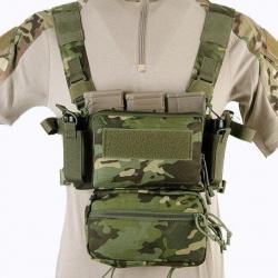 Chest Rig Molle D3 M4 5.56 500D - Camo Jungle