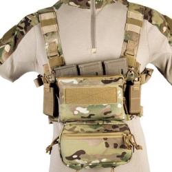 Chest Rig Molle D3 M4 5.56 500D - Multicam