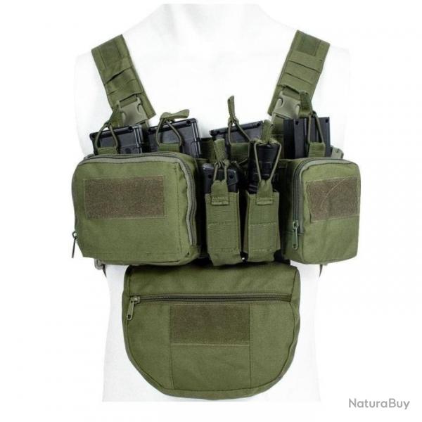 Chest Rig pochette Molle MQ2 - Ranger vert