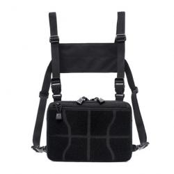 Chest Rig réglable multifonction WOS - Noir