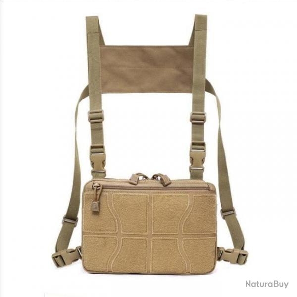 Chest Rig rglable multifonction WOS - Tan / Coyote