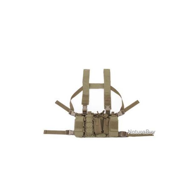 Chest Rig rglable pochette RH Gun - Tan