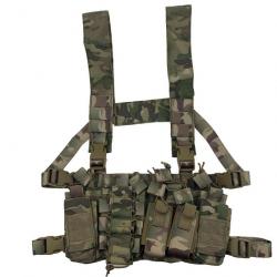 Chest Rig réglable pochette RH Gun - Multicam