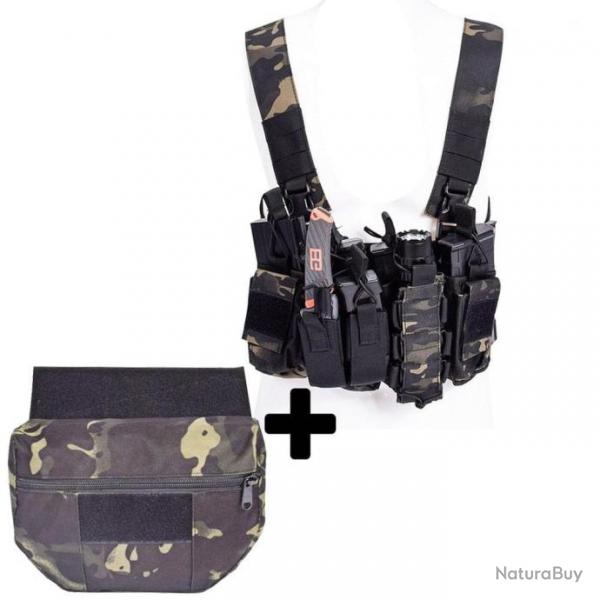 Chest Rig Swat Buckle Up Multicam noir