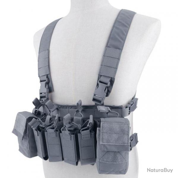 Chest Rig Tactical Rig X 7.62 5.45 - Gris / Unique