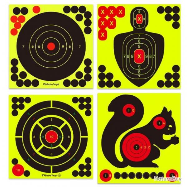 Cible de tir auto-adhsifs 10 pcs/lot - N2 Shooting Targets