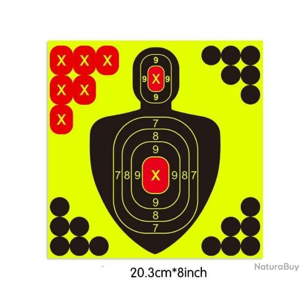 Cible de tir auto-adhsifs 10 pcs/lot - N2 Shooting Targets