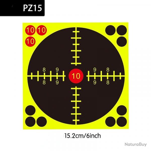 Cible haute visibilit ractif 10 pcs - Pz15