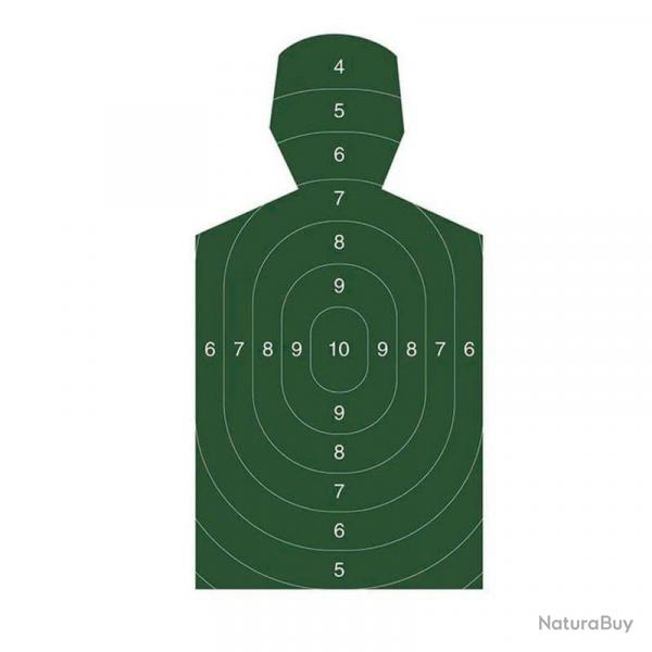 Cible humaine poitrine/tte 10pcs - C (10pcs)