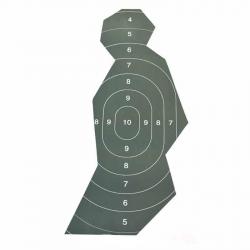 Cible humaine poitrine/tête 10pcs - F (10pcs)