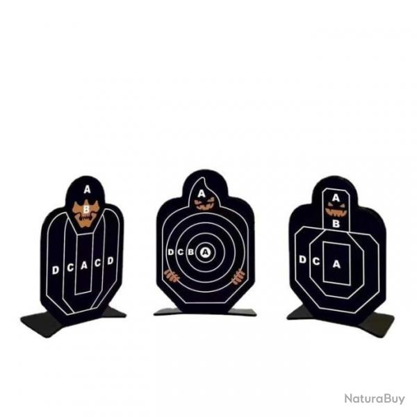 Cible mtal Airsoft/Paintball 3 pcs/lot