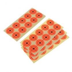 Cible orange auto-adhésive 6 pcs