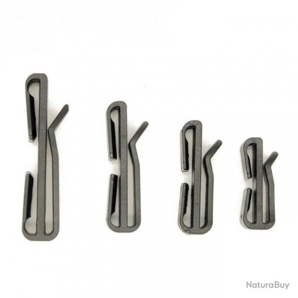 Clip pour sac  dos tactique Molle 10 pcs - 25 mm