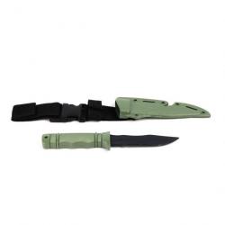 Couteau factice M9 US Army CY339 - Vert armée