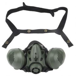 Demi-masque double respirateur V2 TOS - Ranger green