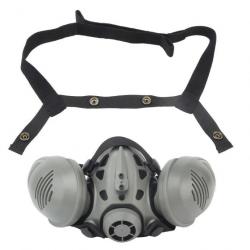 Demi-masque double respirateur V2 TOS - Gris