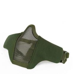 Demi-masque grille métal SN Airsoft - OD