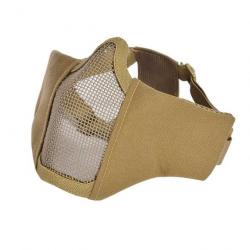 Demi-masque grille métal SN Airsoft - Tan