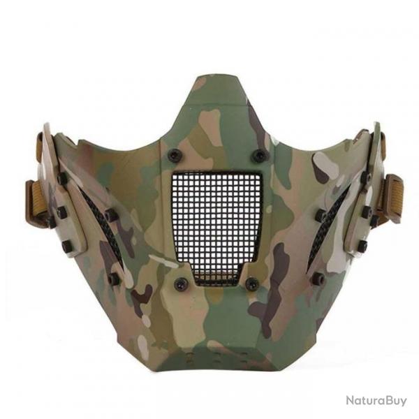 Demi-masque Iron Warrior Airsoft/Paintball - Multicam