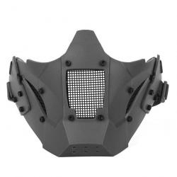 Demi-masque Iron Warrior Airsoft/Paintball - Gris