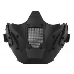 Demi-masque Iron Warrior Airsoft/Paintball - Noir