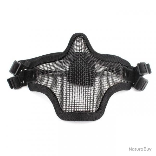 Demi-masque maille mtallique WOSport - Black