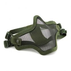 Demi-masque maille métallique WOSport - Army Green