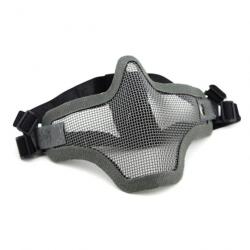 Demi-masque maille métallique WOSport - Grey