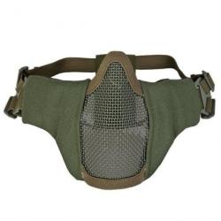 Demi-masque PDW maille métallique - Ranger vert