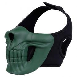 Demi-masque squelette Protector OS - Vert